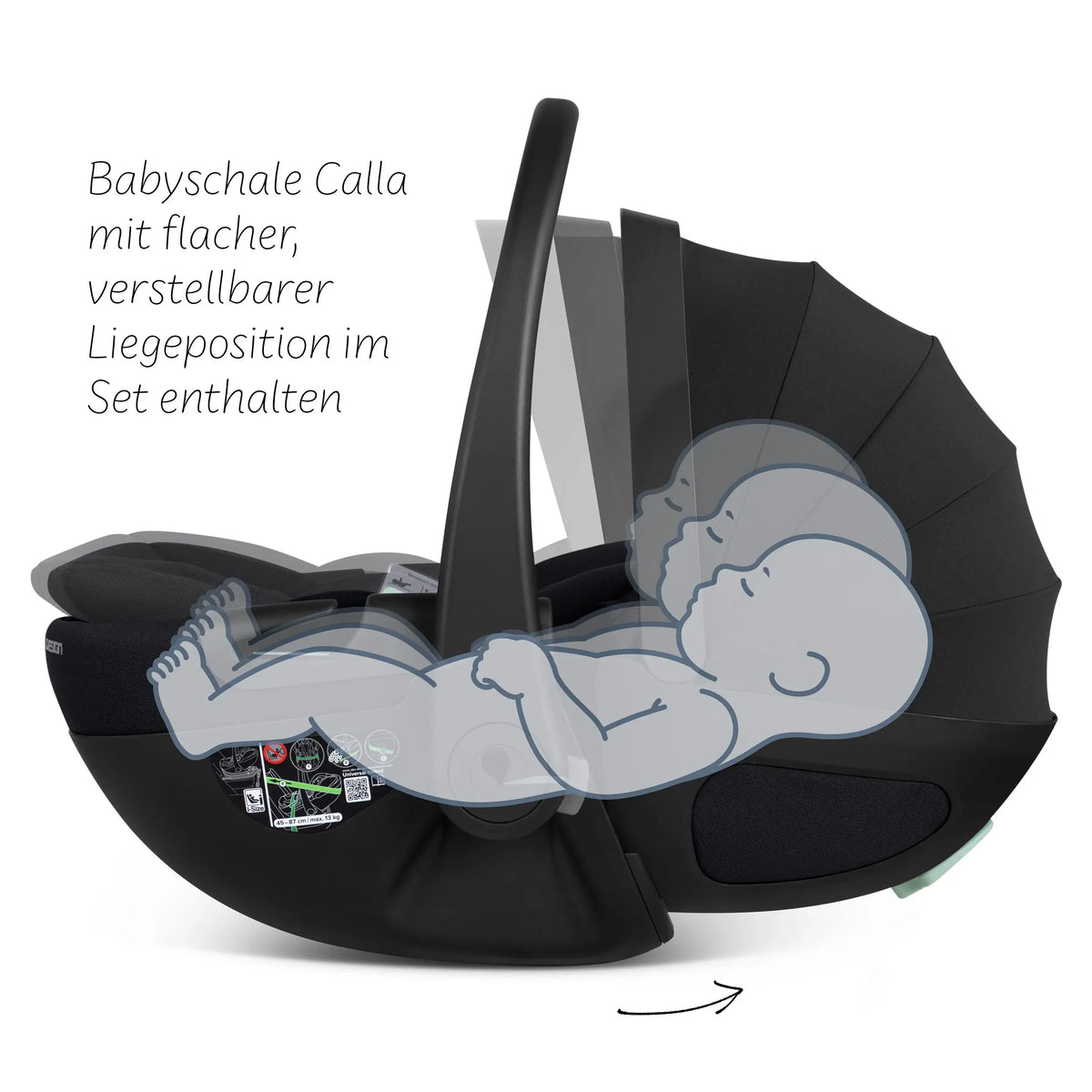 ABC Design Samba 2 Set Passeggino 4in1 con Ovetto Calla