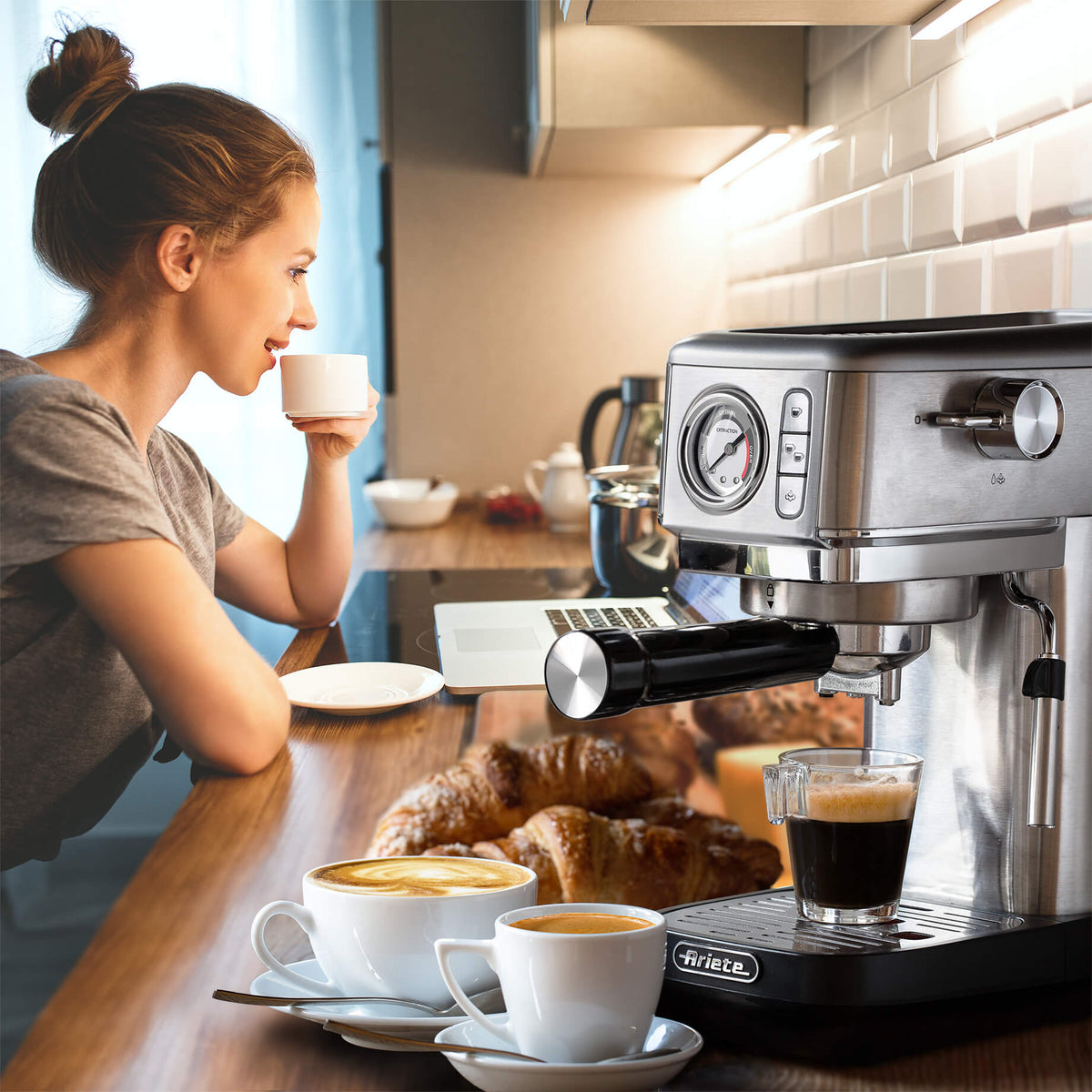 Ariete 1381 Macchina da Caffè 15 bar 1300 W