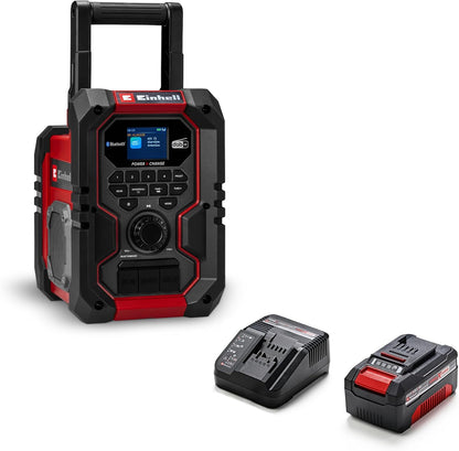 Einhell TE-CR 18 Li DAB+/FM/BT-Solo Radio da Cantiere