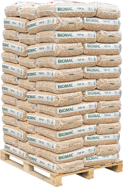 Biomac Top Pellet di Abete Bancale 70 Sacchi 1050 kg