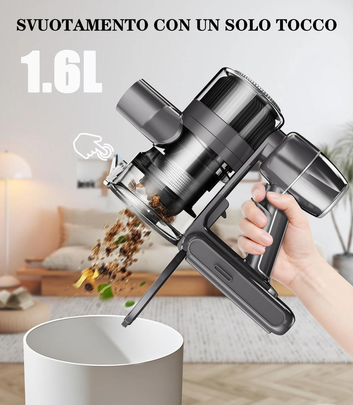 Syntecno VC7211 Scopa Elettrica Senza Fili