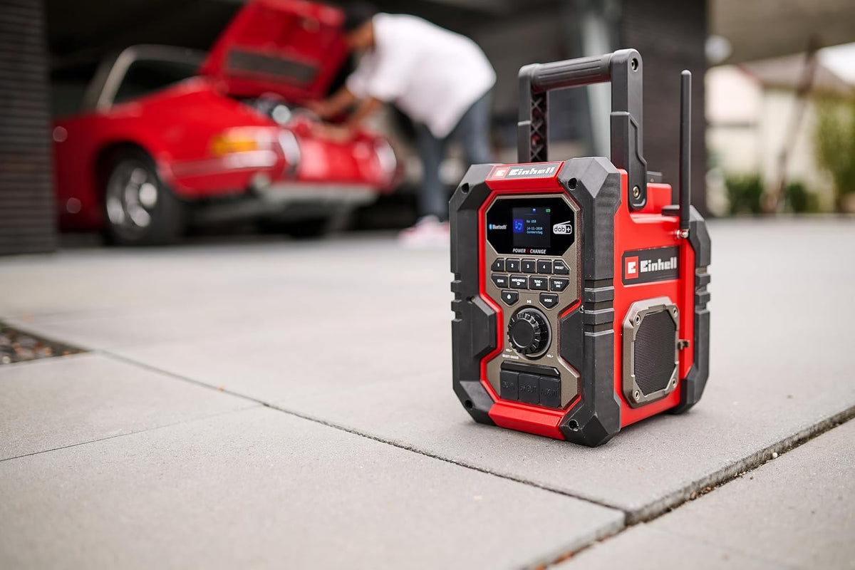 Einhell TE-CR 18 Li DAB+/FM/BT-Solo Radio da Cantiere