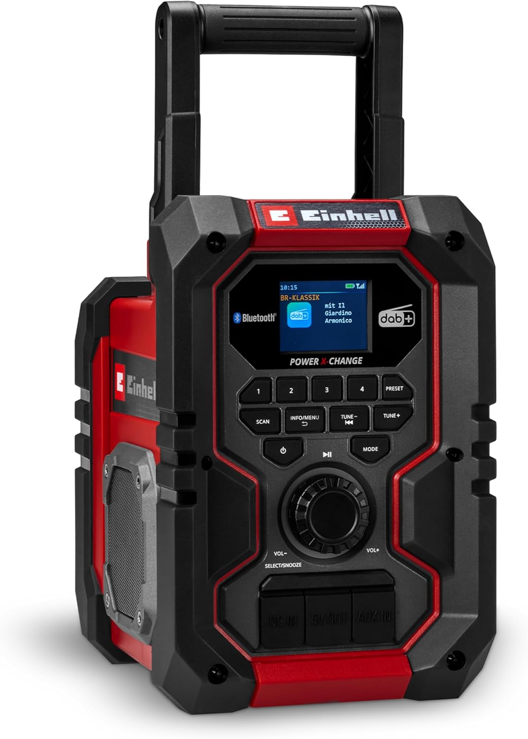Einhell TE-CR 18 Li DAB+/FM/BT-Solo Radio da Cantiere