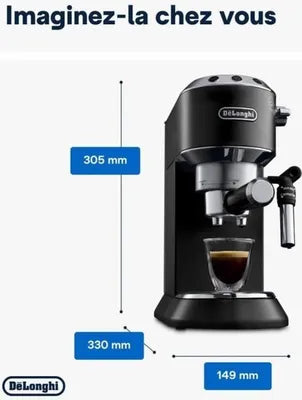 DeLonghi Dedica Style EC 685.BK Macchina per Espresso 1,1 L