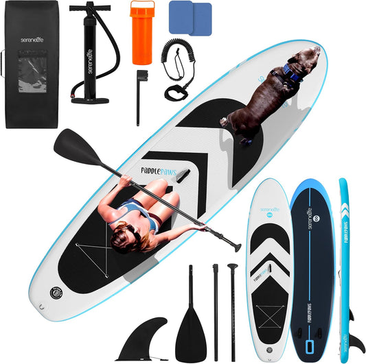 SereneLife SLSPUW100 Tavola da SUP Gonfiabile XL
