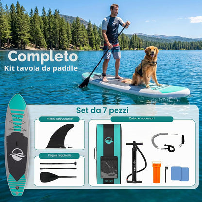 SereneLife Tavola da SUP Gonfiabile