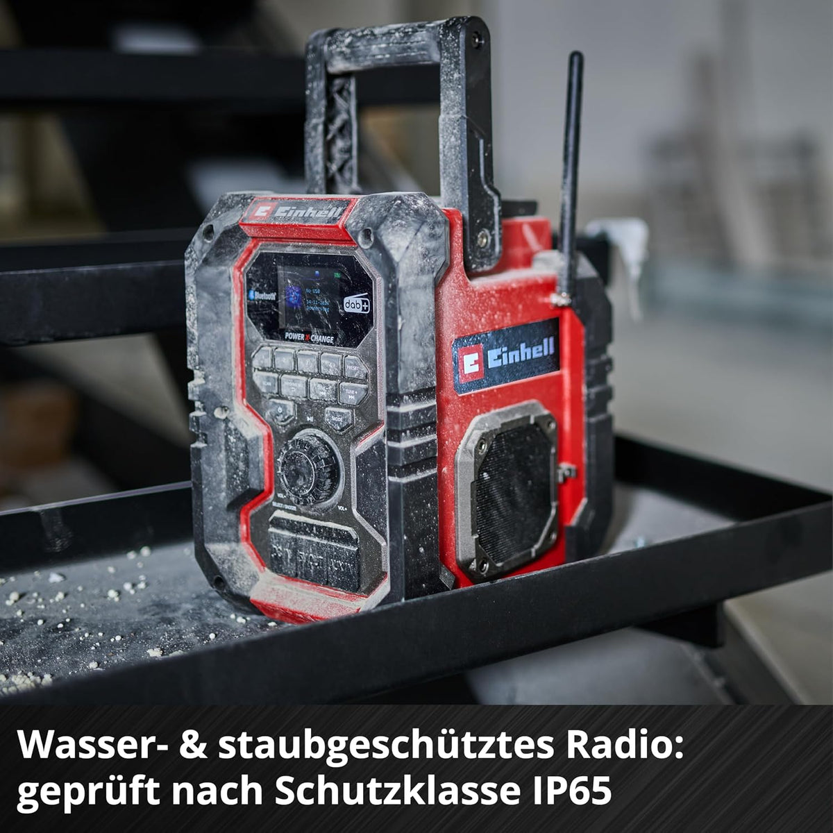 Einhell TE-CR 18 Li DAB+/FM/BT-Solo Radio da Cantiere