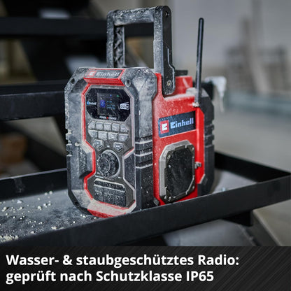 Einhell TE-CR 18 Li DAB+/FM/BT-Solo Radio da Cantiere