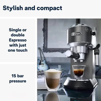 DeLonghi Dedica Style EC 685.BK Macchina per Espresso 1,1 L