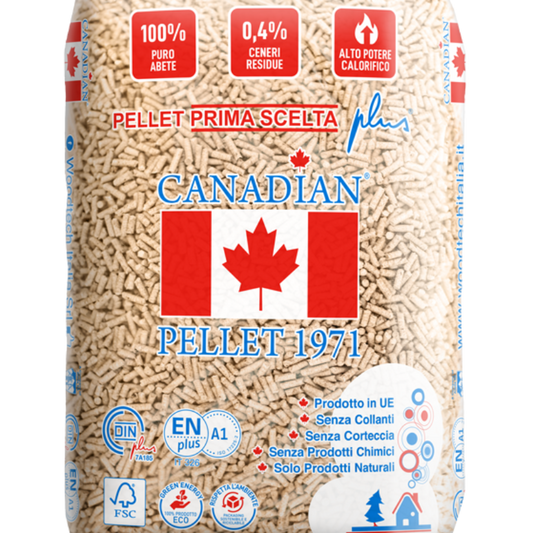 Canadian Pellet Bancale 72 Sacchi x 15 kg Abete