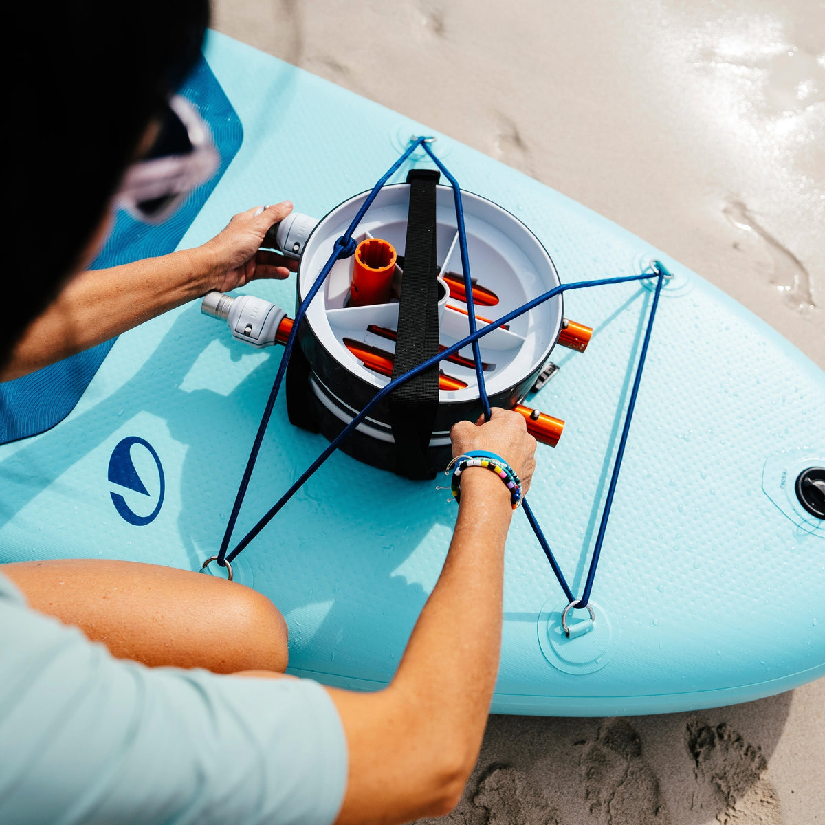 DECATHLON 8901115 Set Stand Up Paddle Gonfiabile 10'6